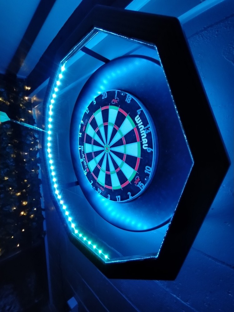 Custom Lighting System - Steel Tip dart Board