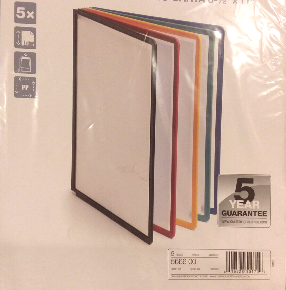 DURABLE Replacement Panels For SHERPA VARIO Reference Display System 566600 NEW