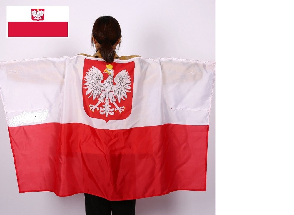 Poland Body Flag With Sleeves