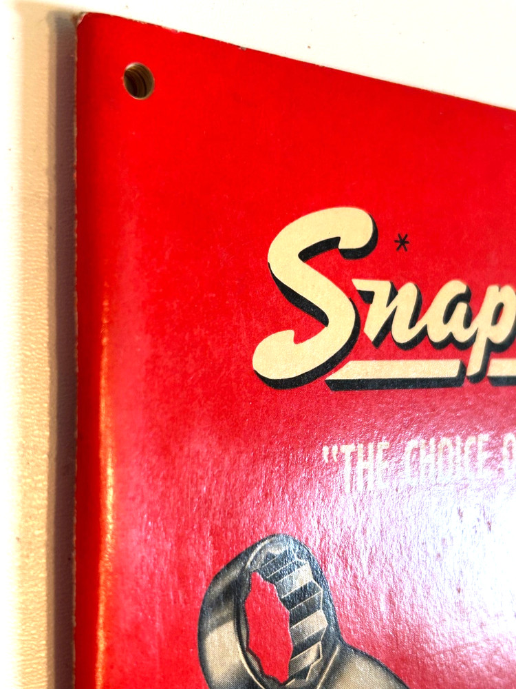 OCTOBER 1955 SNAP-ON TOOL TOOLS CATALOG V SAN FRANCISCO NOVATO CA