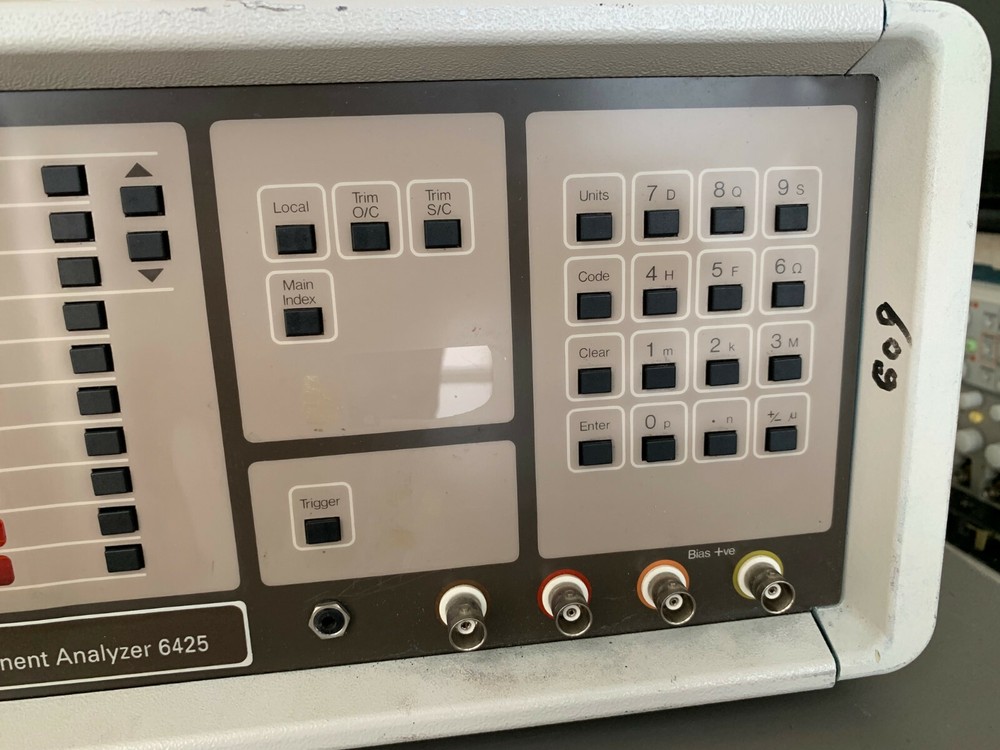 WAYNE KERR 6425 PRECISION COMPONENT ANALYZER w/ Kelvin clip (LCD missing pix)