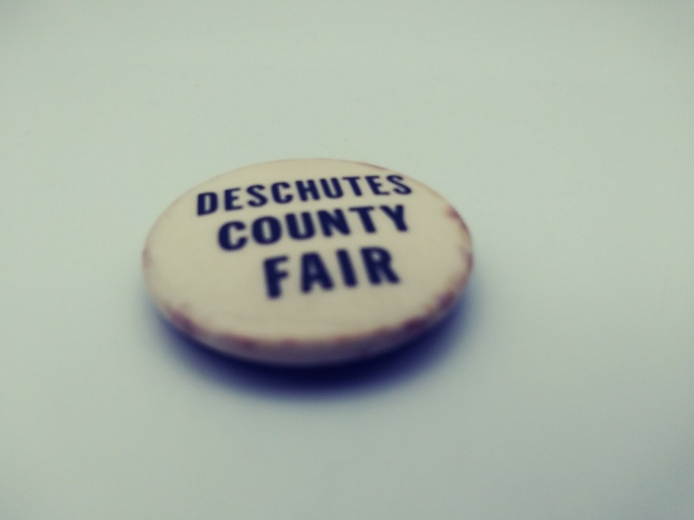 Vintage Deschutes County Fair Oregon Button Pinback