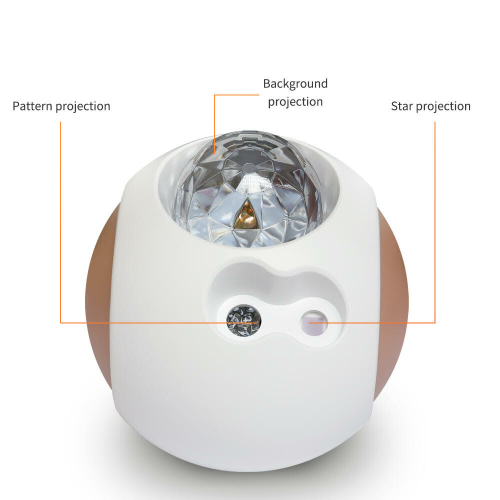 USB Aurora Galaxy Star Room Projection Lamp 3D Night Light with Remote Control