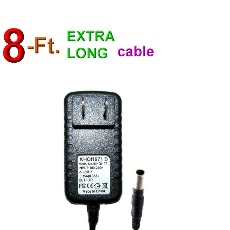 8FT WALL AC power adapter for Uniden ULC58 ULC58HD LED LIGHT security CAMERA