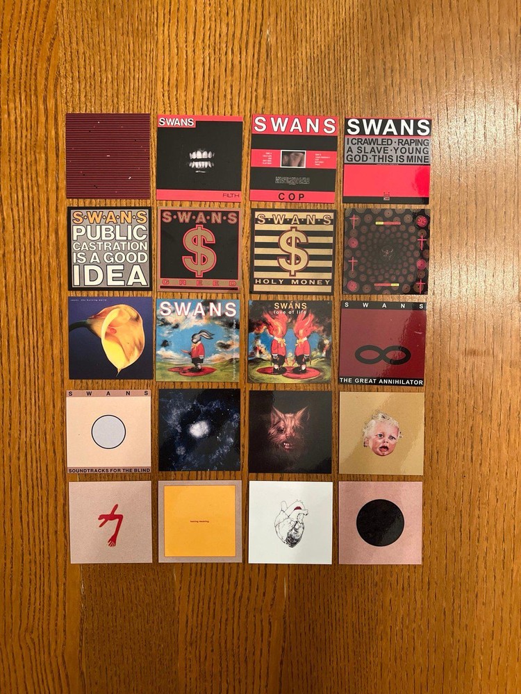 Swans fridge magnets