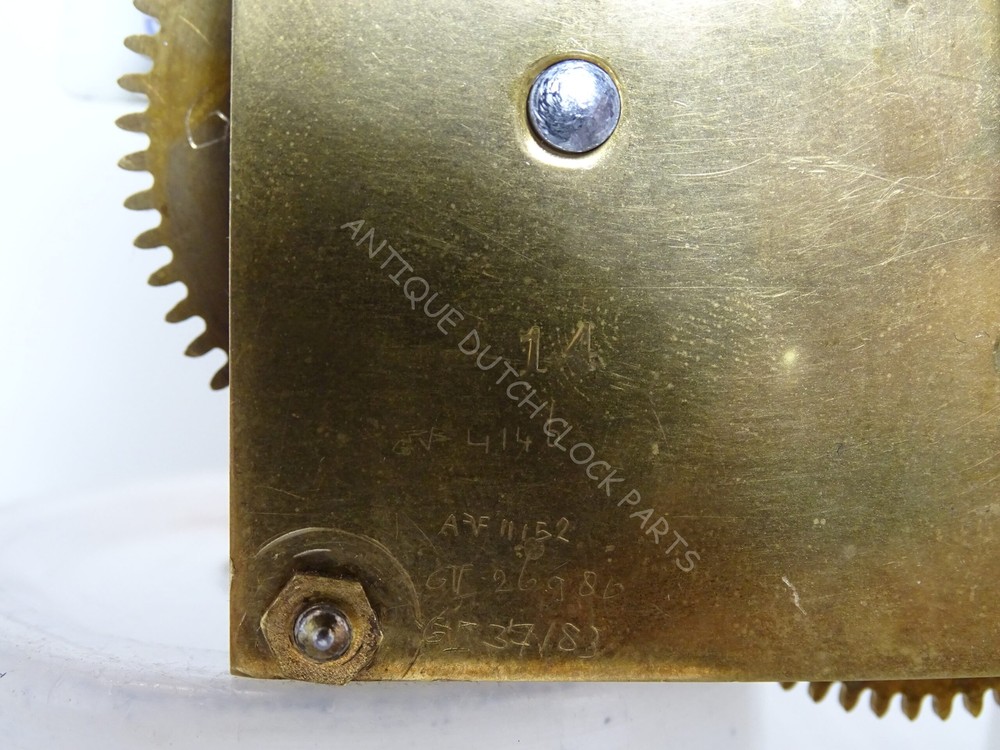 CLOCKWORK SUITABLE FOR A MANTEL CLOCK EXCELLENT OVERHAULED CONDITION