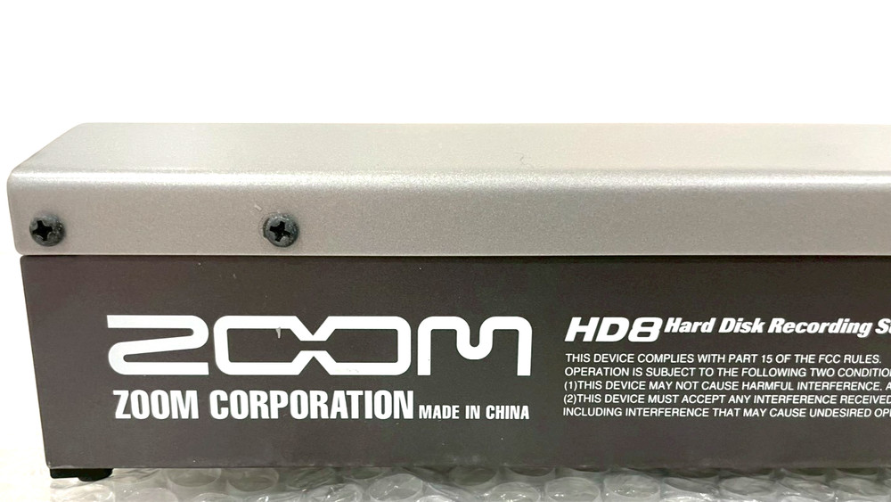 ZOOM HD8 Tested Working Digital Multitrack Recorder MTR HDD CD RW