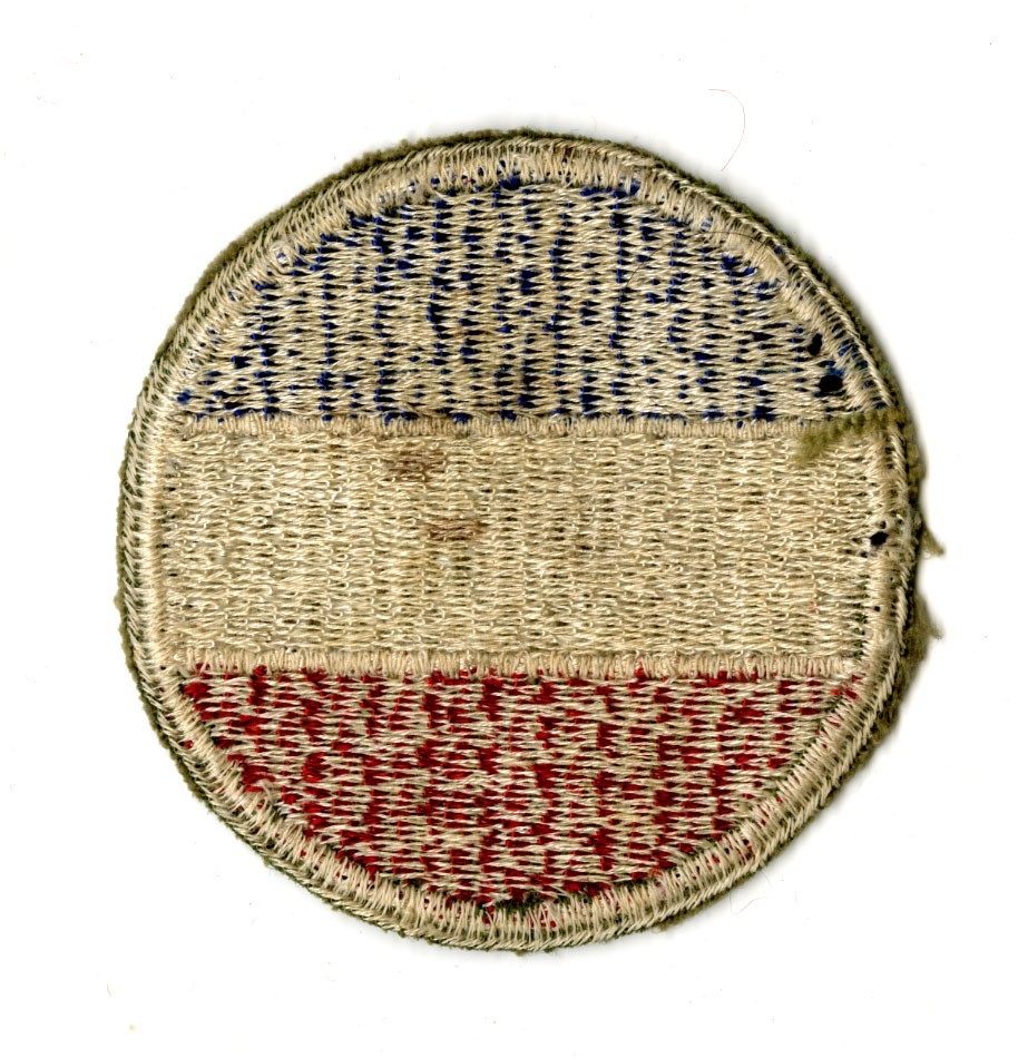 Army Ground Forces White Back Patch WWII Original