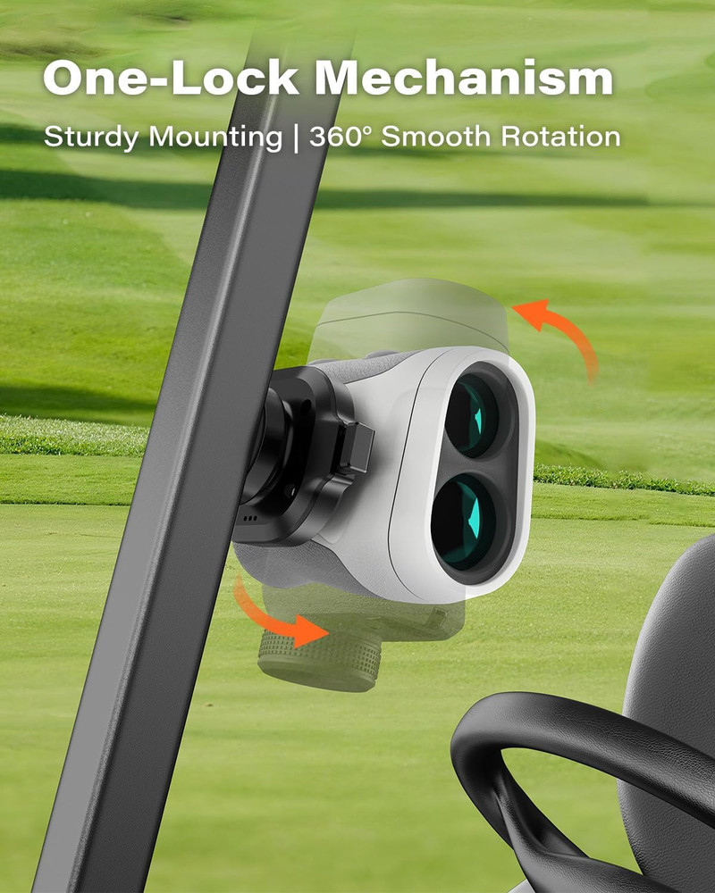 A2C Magnetic Range Finder Holder One-Lock Golf Rangefinder Mount