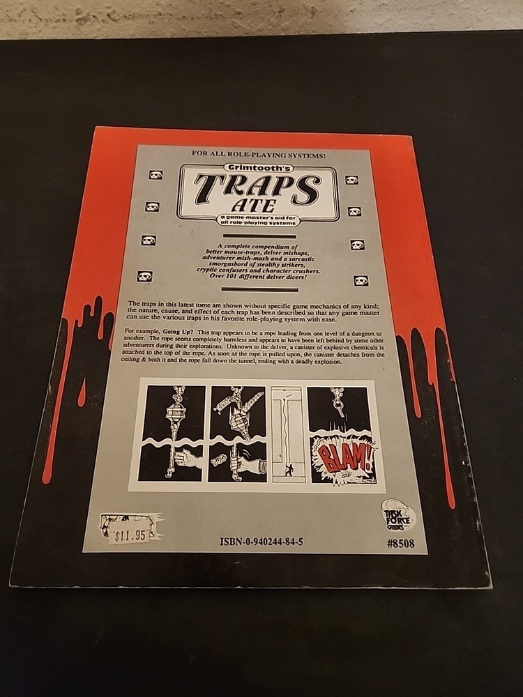 AD&D Grimtooth's Traps Ate! Catalyst Book Task Force Games RPG