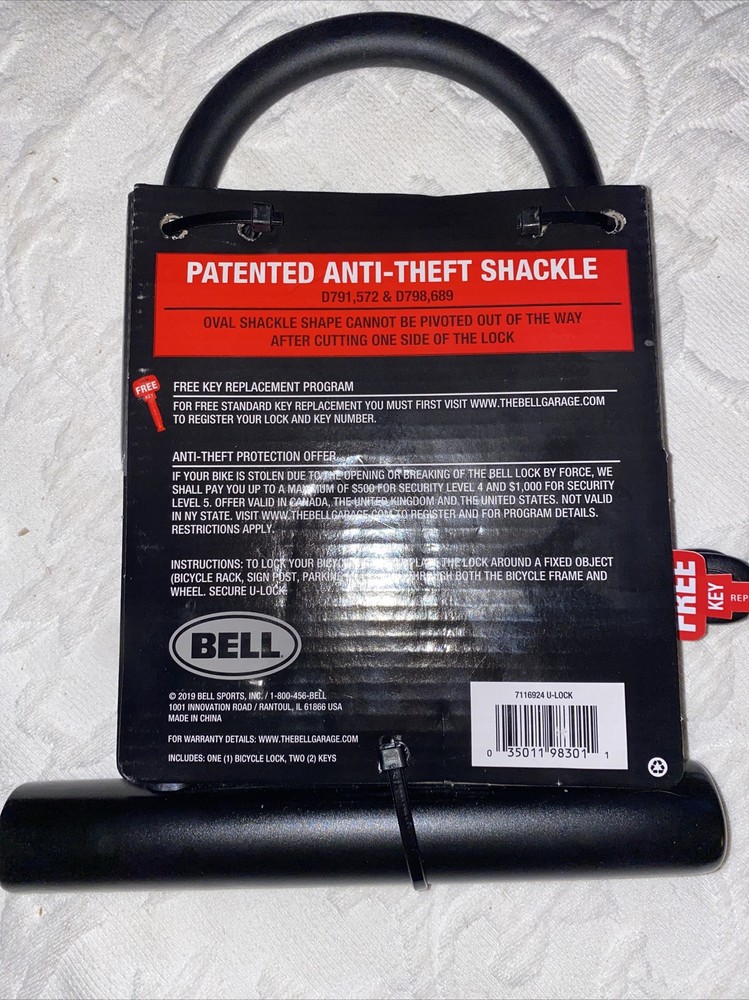 BELL Bicycle Compact Tool Kit & U-Lock Set