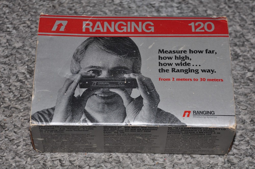 Vintage Ranging Opti Meter 120 with Instructions, Case & Box