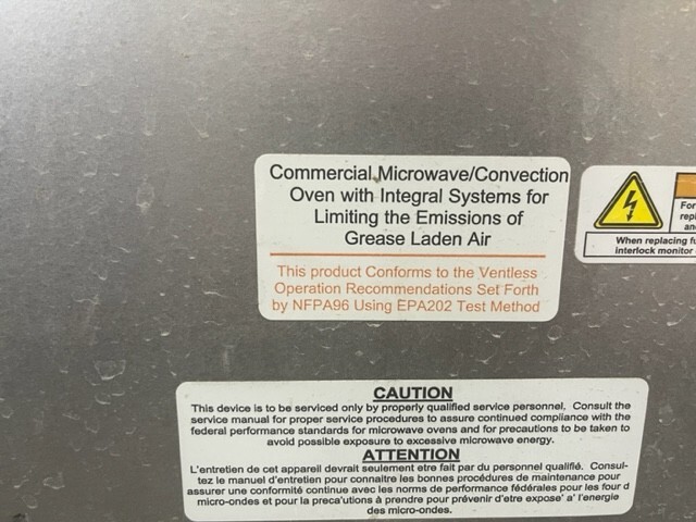 USED Merrychef 603R oven