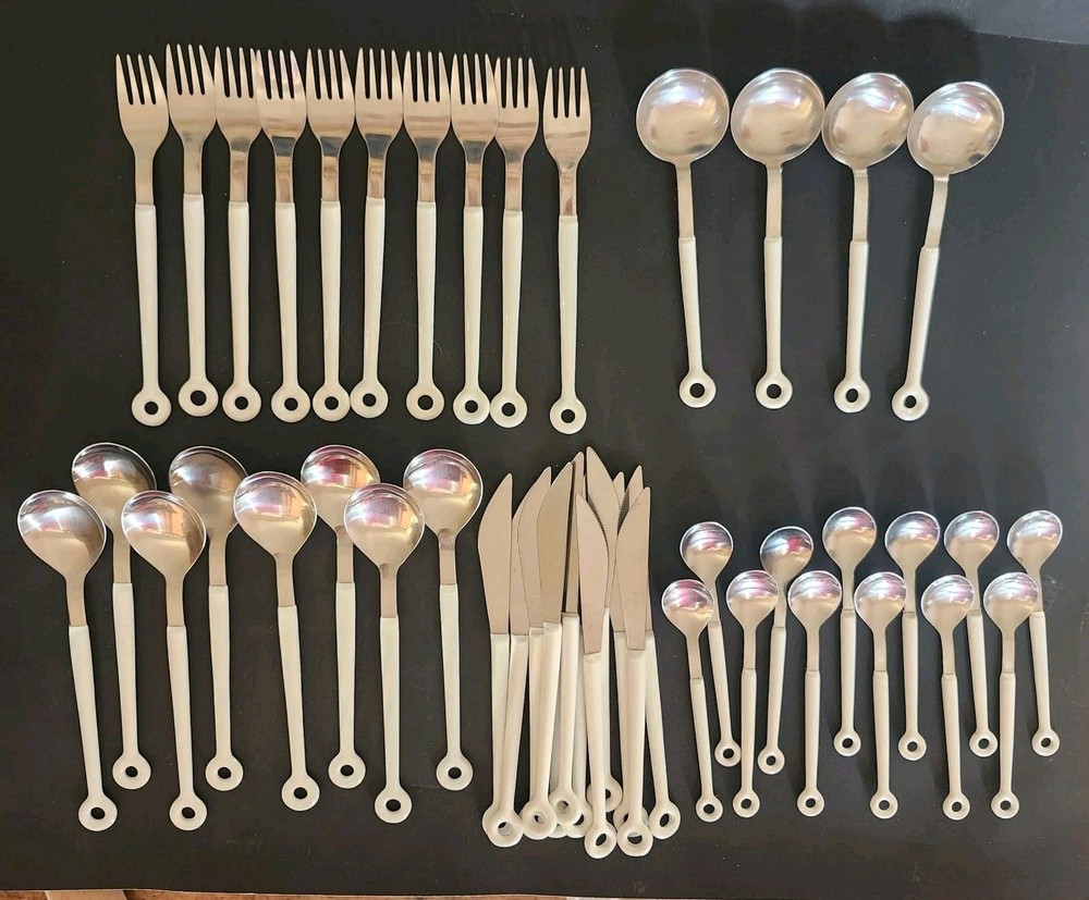 Vintage MONO Ring Flatware  46 PCS Made In Germany