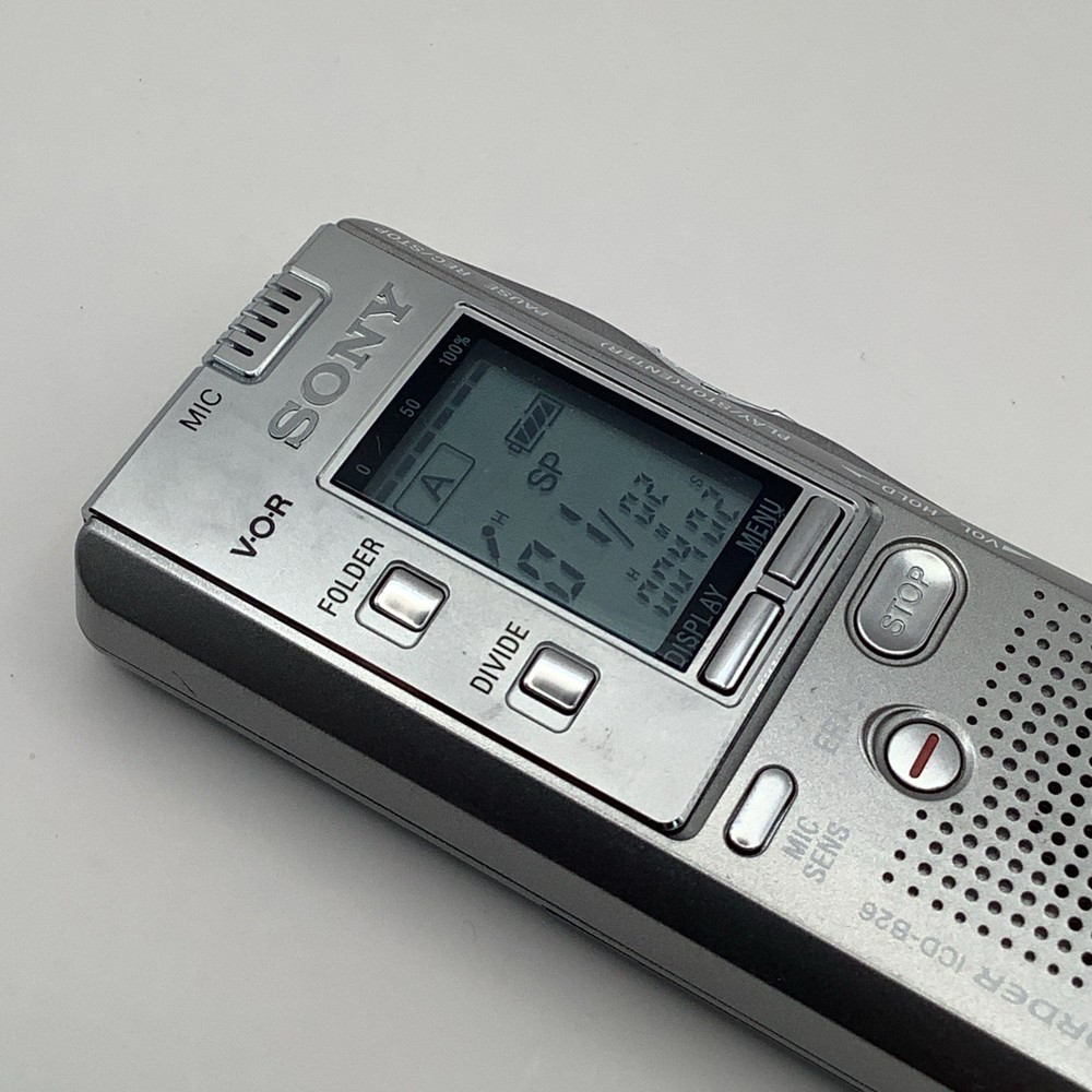 Sony Handheld IC Digital Voice Recorder ICD-B26 TESTED