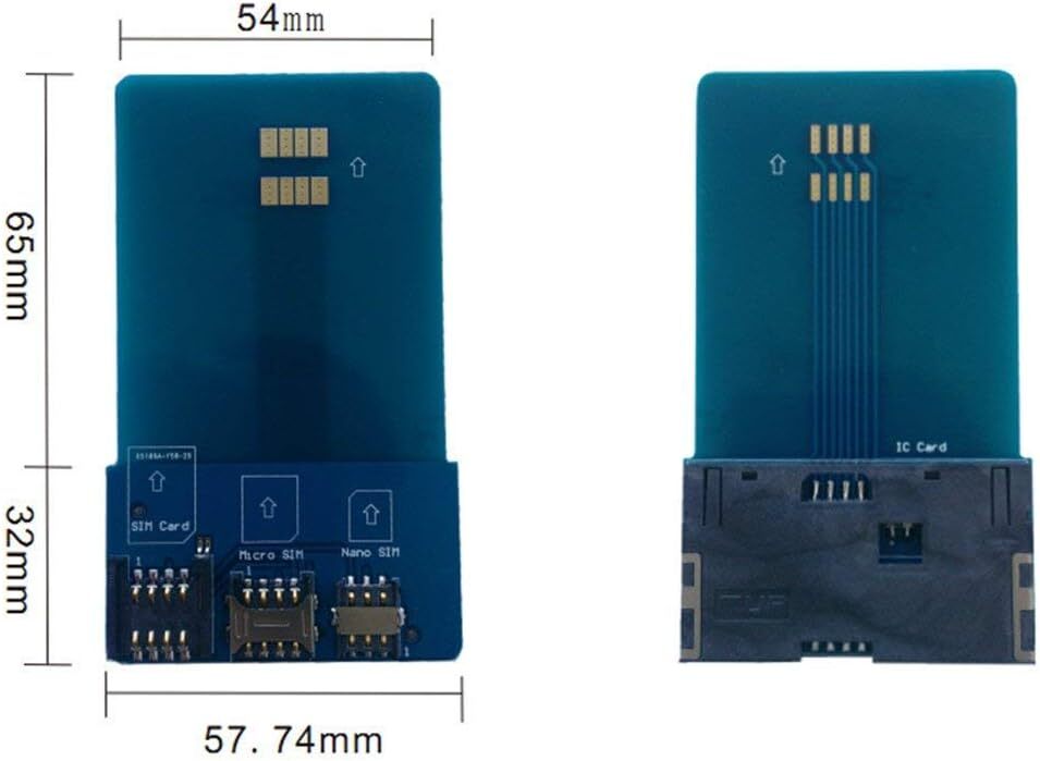 LTE WCDMA ICCID SIM USIM 4G Secure Card Reader Writer Programmer with 5pcs Blank
