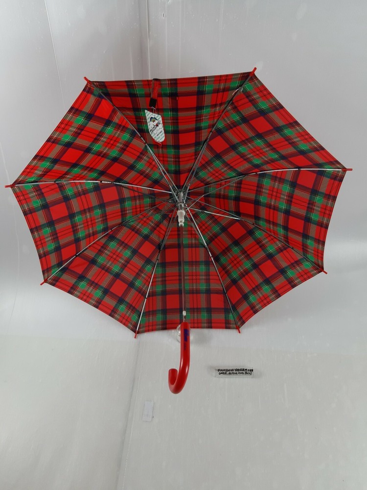 Long/Mini Umbrella - Automatic - Boys - 8 Slats - 0428M - Rainbow