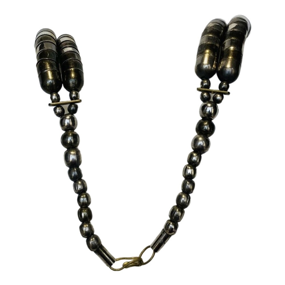 Chunky Snake Chain Necklace 24" Two Toned Spacecore Layered