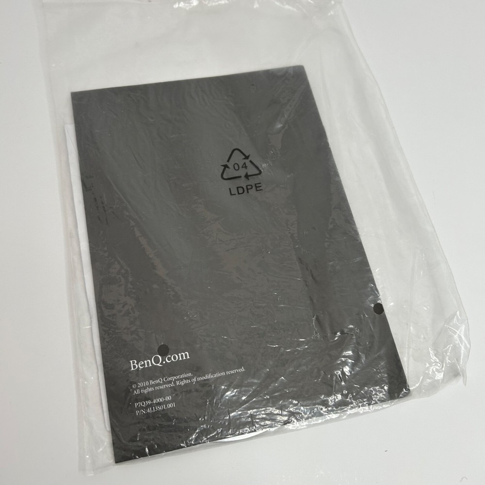 Benq MS510/MX511 Digital Quick Start Guide & CD-ROM Manual