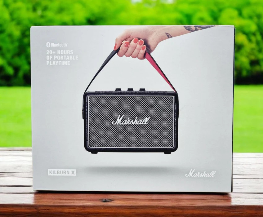 Marshall Kilburn II Portable Black Bluetooth Speaker - Open Box