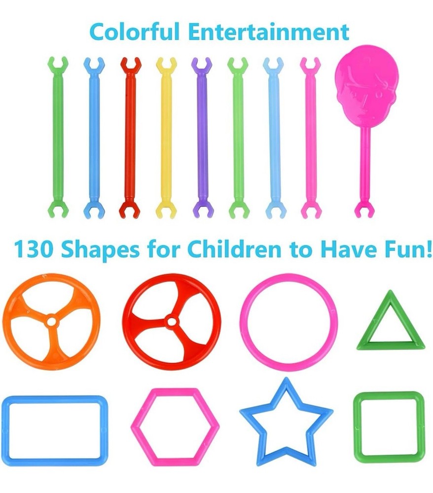 1054pcs Building Toy Building Blocks Bars Different Shape Educational Constructi