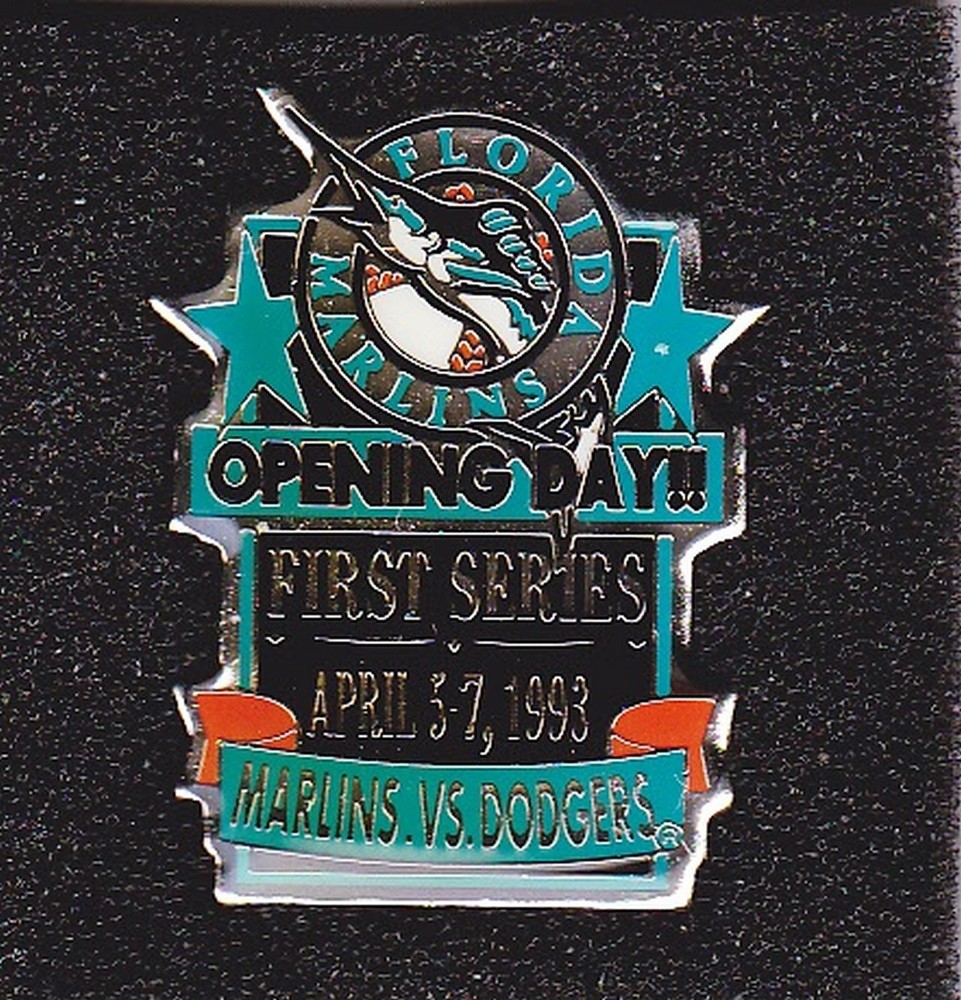 Florida Marlins Opening Day First Series Pin