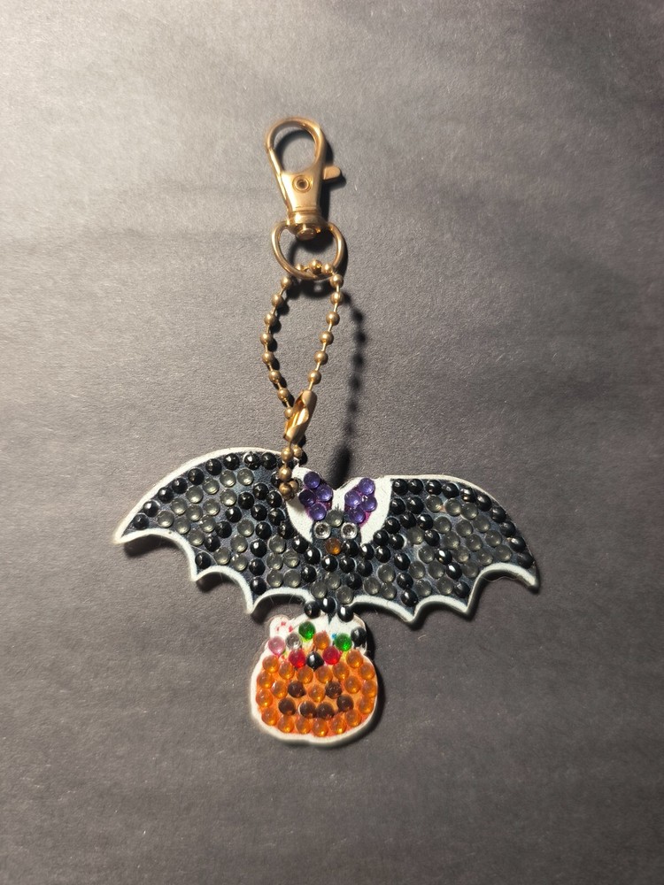 Double Sided Bat & Pumpkin Suncatcher