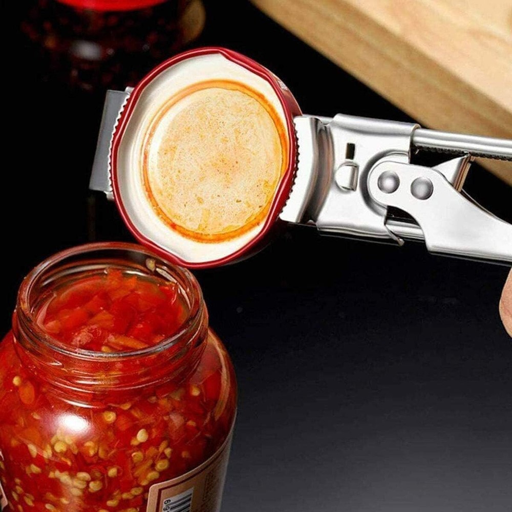 Multifunctional Manual Can Opener - Effortless Grip & Versatile Size Adjustments