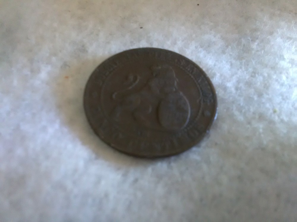 2/24G Spain 5 Centimos 1870
