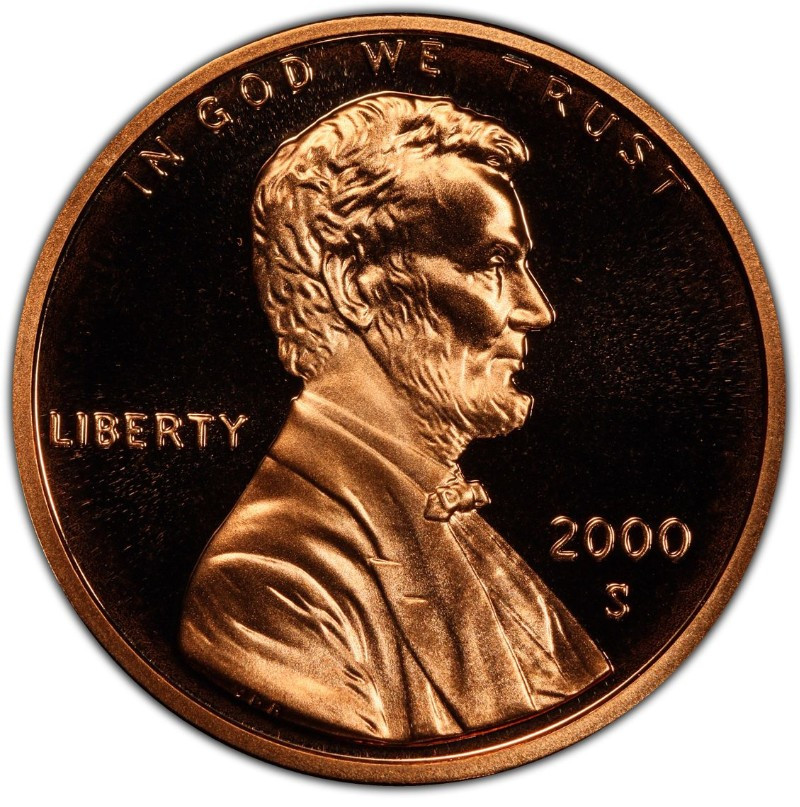 2000-S Proof Lincoln Memorial Cent 1C