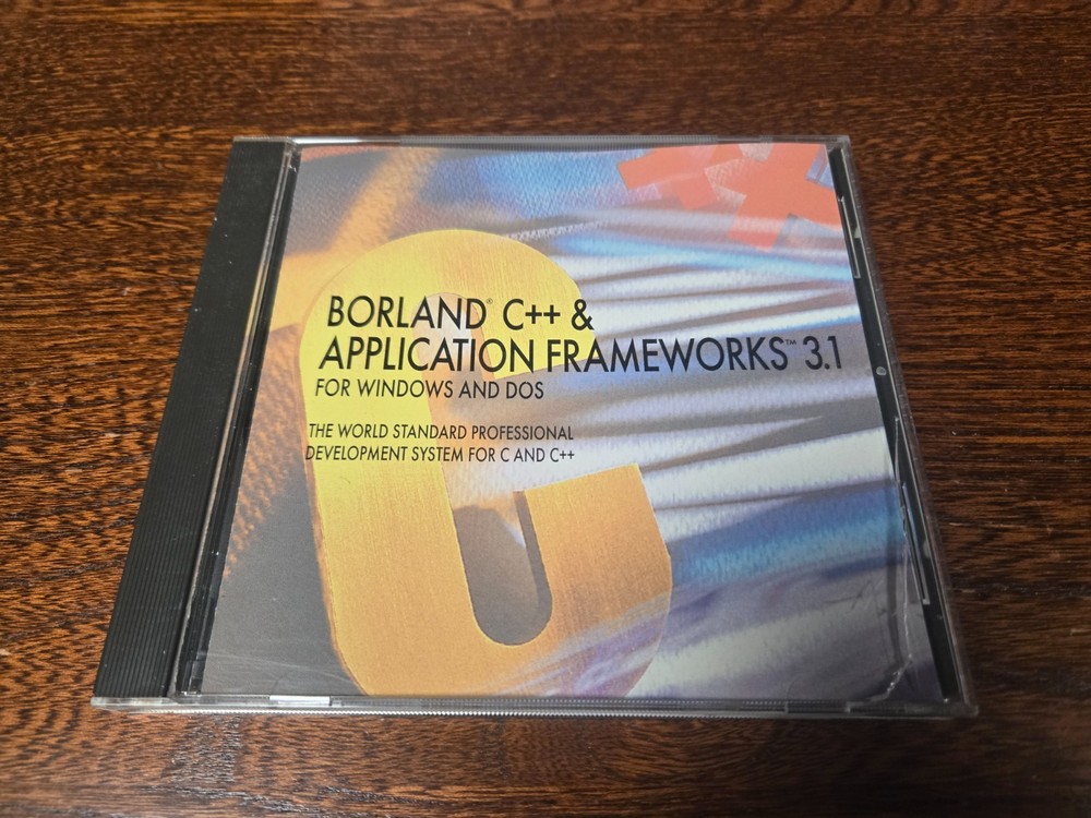 Borland C++ & Application Frameworks 3.1 for Windows and DOS w/ supporting apps
