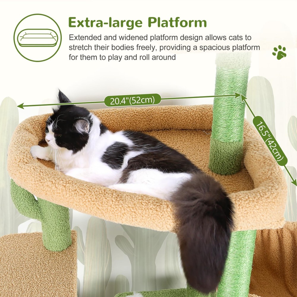 Globlazer S68 68" Cat Tree Large Cats 20lb