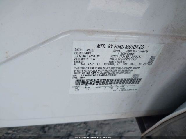 Console Front Floor SE Fits 19-24 EDGE 4722382