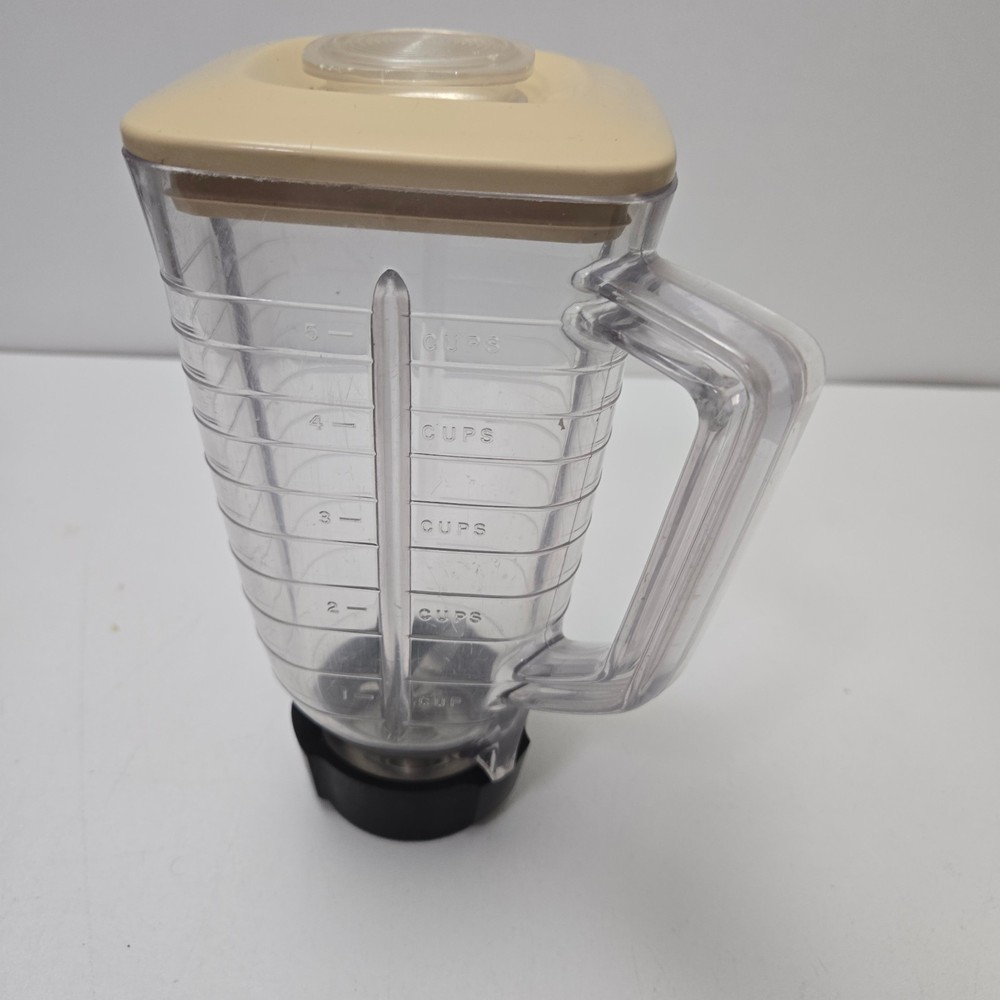 Vintage Oster Blender Plastic Jar 5 Cup w/ Lid Replacement