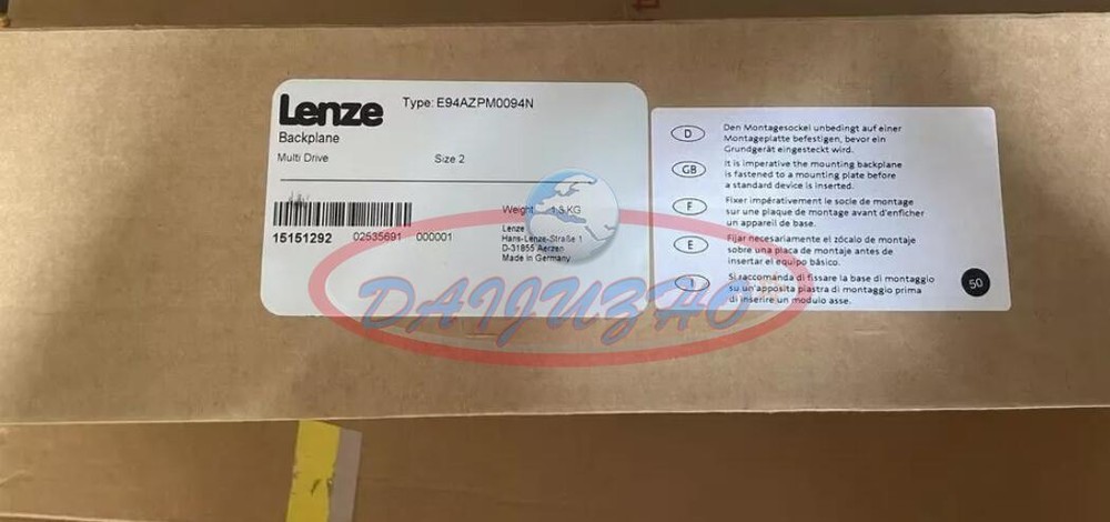 1PCS LENZE E94AZPM0094N BACKPLANE E94AZPM0094N  NEW