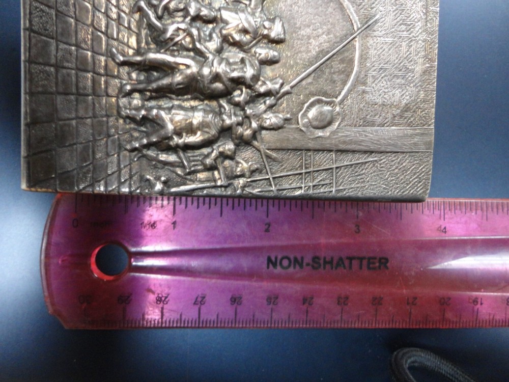 Antique Vintage Silver Cigarette Holder Case Denmark Repousse