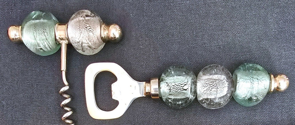 Unique 2pc Bar Set Corkscrew & Opener