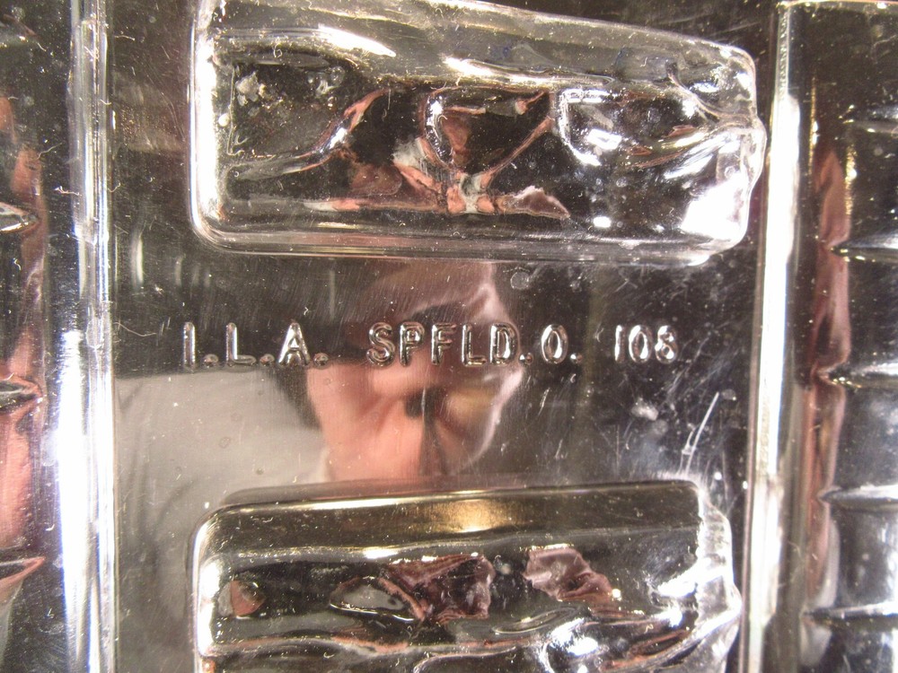 3 Plastic Chocolate Bar Candy Molds ILA, CK