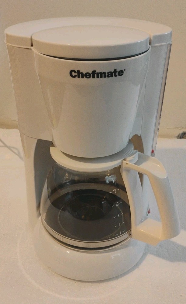 Chefmate 12 Cup Coffeemaker w/ Box White
