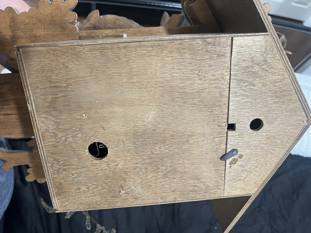 Vintage German Wood Cuckoo Clock And Working