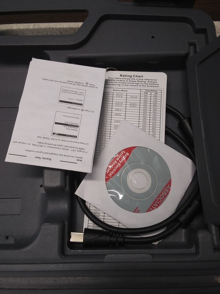 ASSOCIATED Battery Analyzer 12-1015 Diagnostic Tool