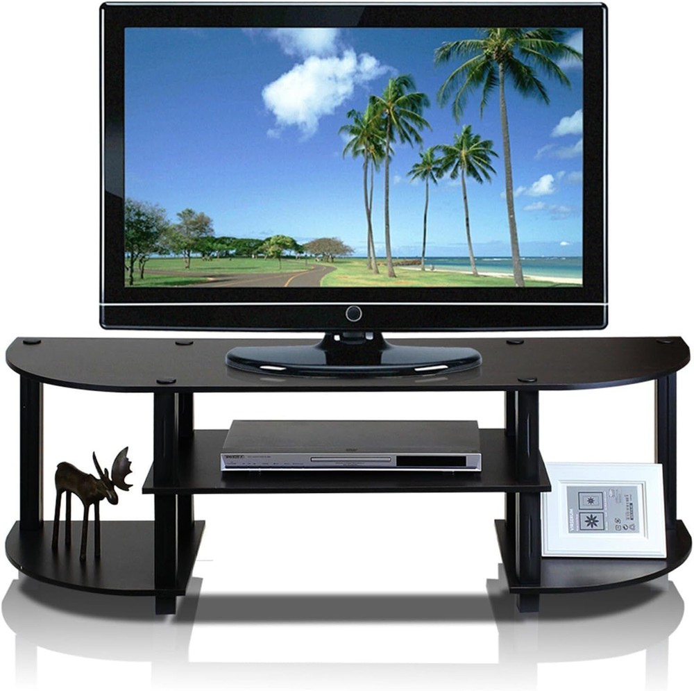 Rectangular TV Stand Entertainment Center Media Console Table Sturdy Living Room
