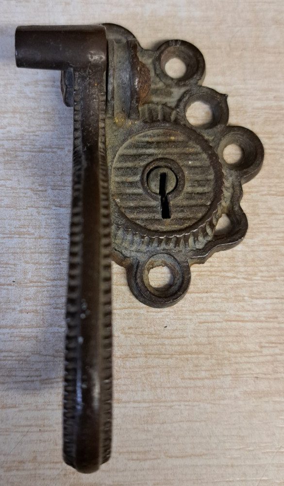 Victorian Style Lock Handle Keyhole