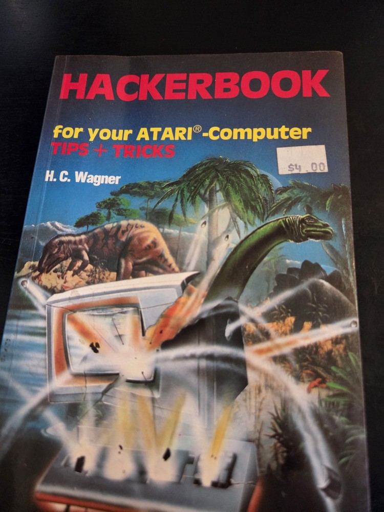 Hackerbook For Your Atari Computer Tips & Tricks HC Wagner 1983 First Edition