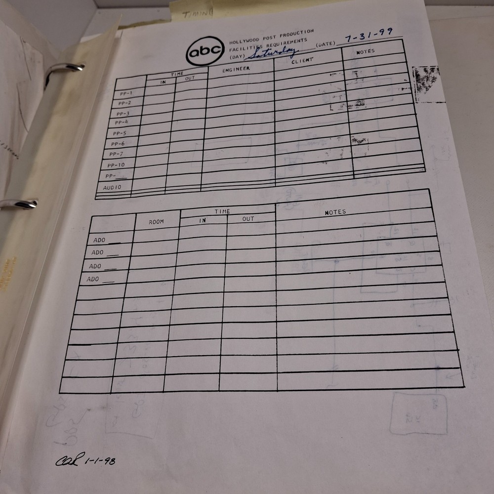 Grass Valley Model 110 Manuals 2‑Volume Set + ABC Notes + Install Planning Guide