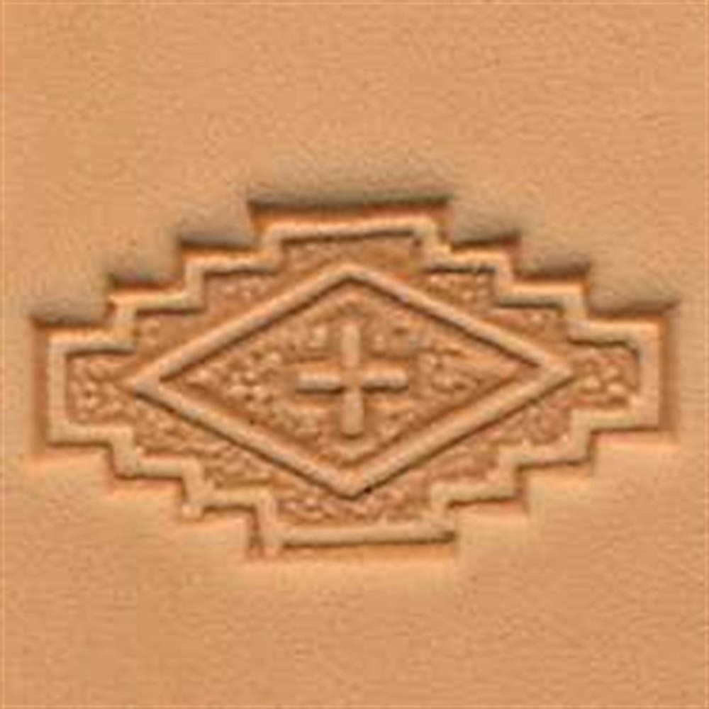 Stepped Square 3D Stamp 88489-00 by Tandy Leather