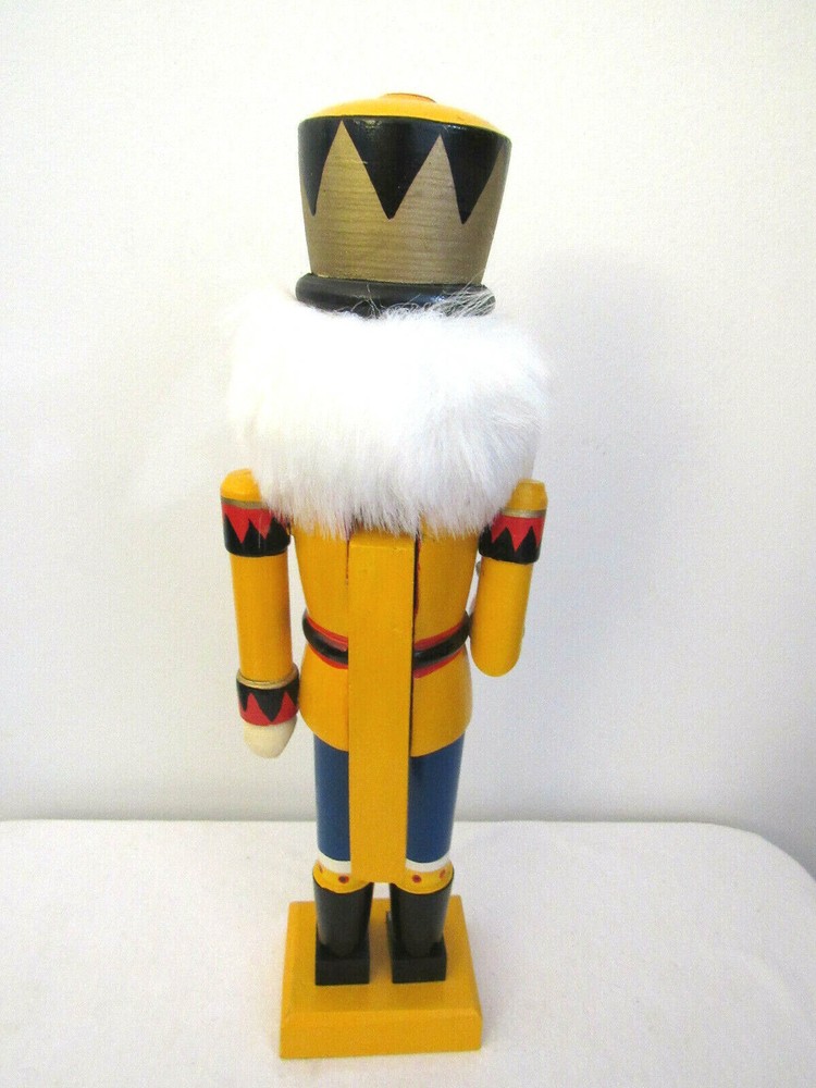 13 1/2" Tall Nutcracker Guard Soldier Holding Sword