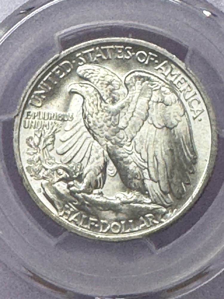 1946-S 50C WALKING LIBERTY SILVER HALF DOLLAR MS PCGS MS66 BRIGHT WHITE