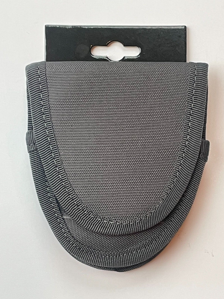 ARMOR EXPRESS Handcuff Single Covered Pouch Tactical Gray #TPVHCSCTGY