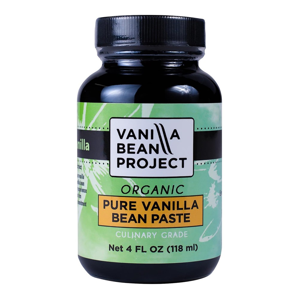 Organic Vanilla Bean Paste | Baking Necessity | Pure for 4 Ounce